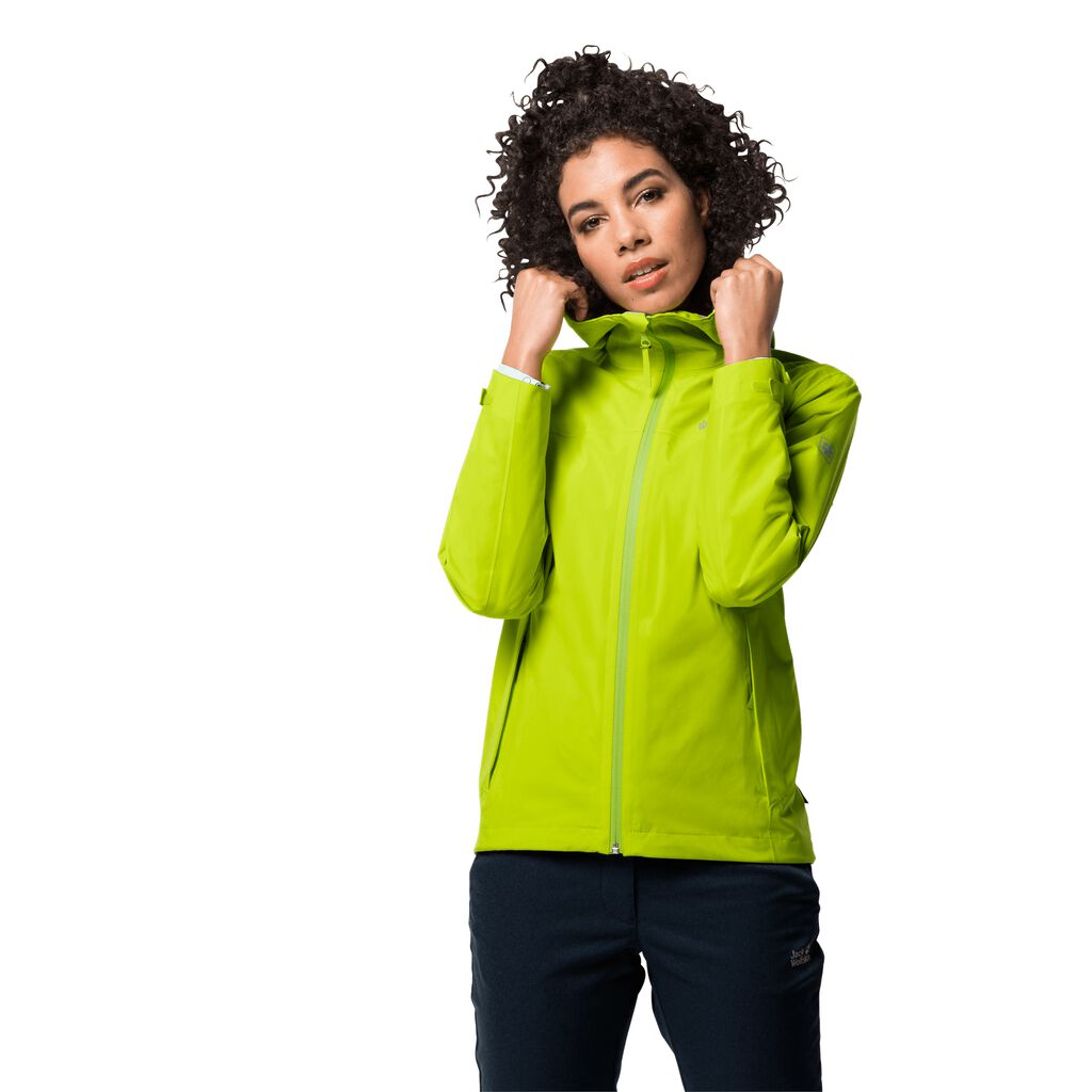 Jack Wolfskin JWP SHELL Vestes Femme Vert Clair - ILPDKRH-12